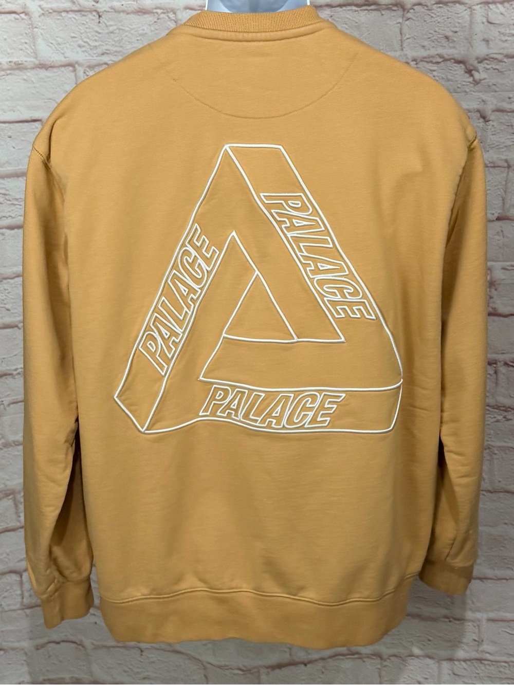 Palace Outliner MIT Designer Crew Sand XL SS21 Tri-Ferg Sweatshirt 2021